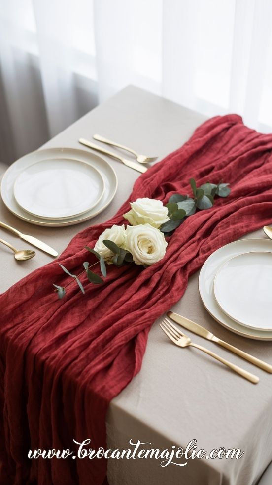 valentines table runner idea