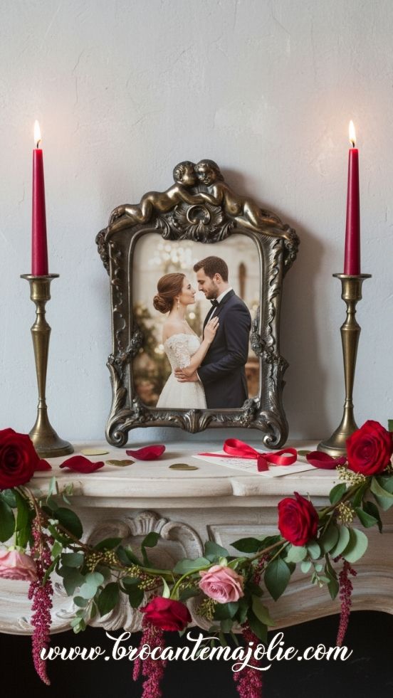 valentine decorating ideas mantel
