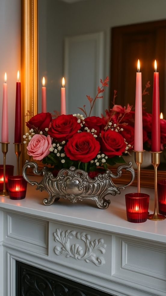 valentine's day candles