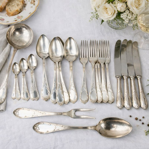 romantic flatware set