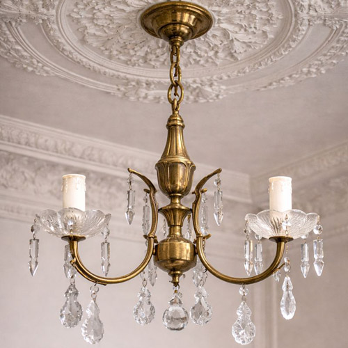 valentine's day crystal chandelier