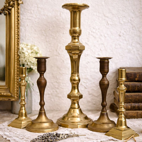 romantic candle holder set