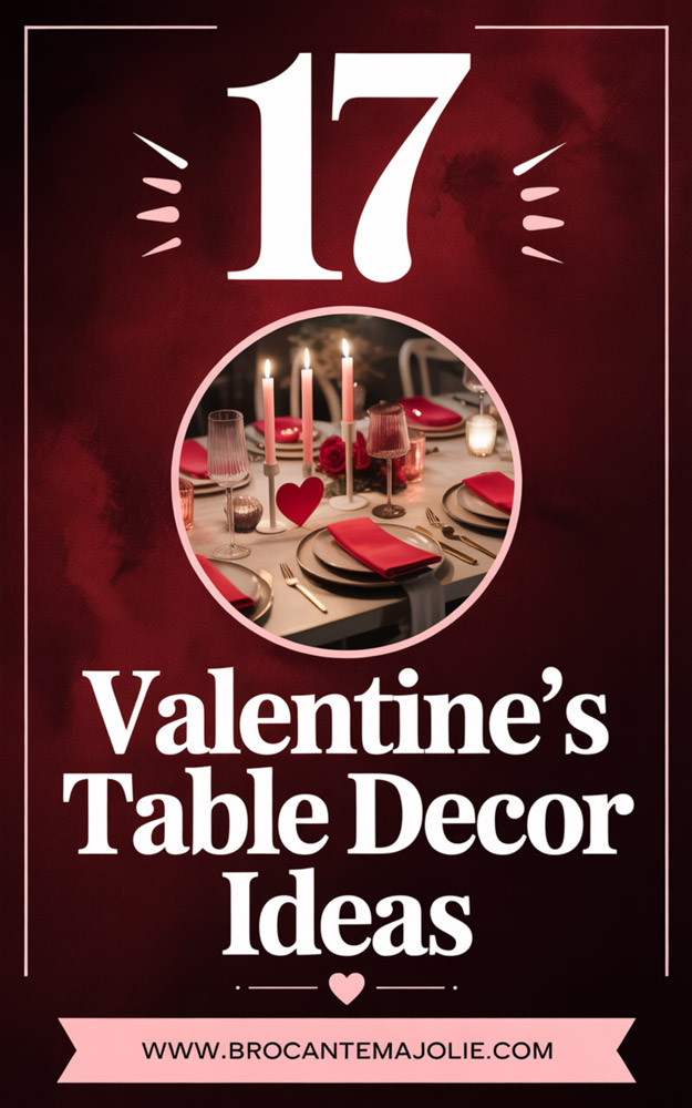 valentine's table decor pinterest pin