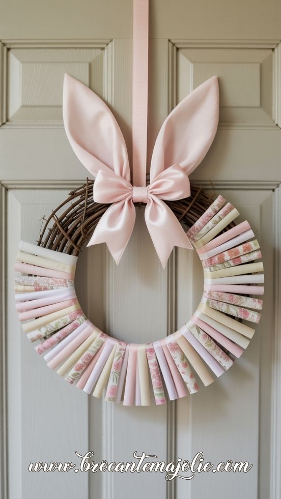 easter bunny wreath