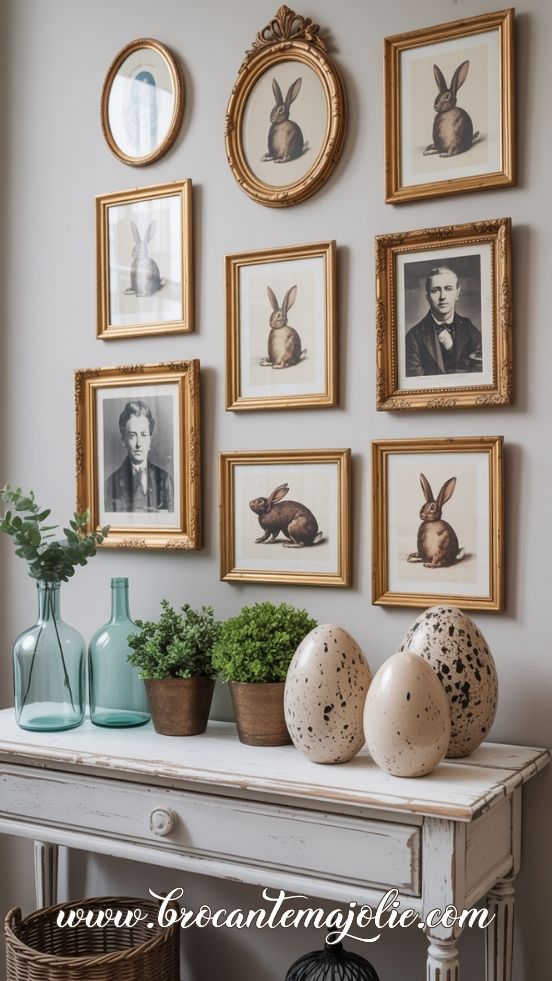 vintage easter wall decor
