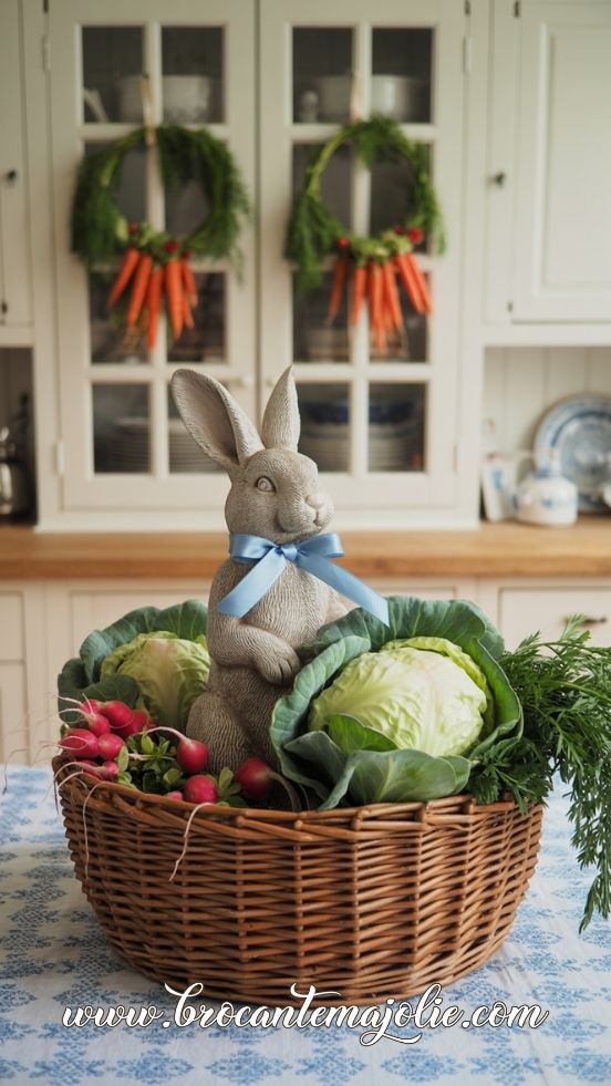 vintage easter basket