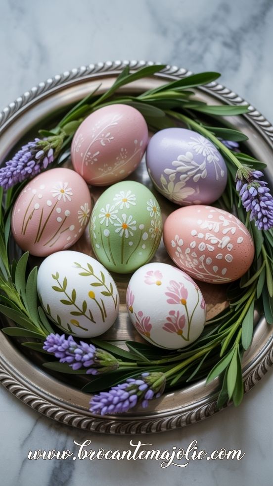 vintage easter eggs