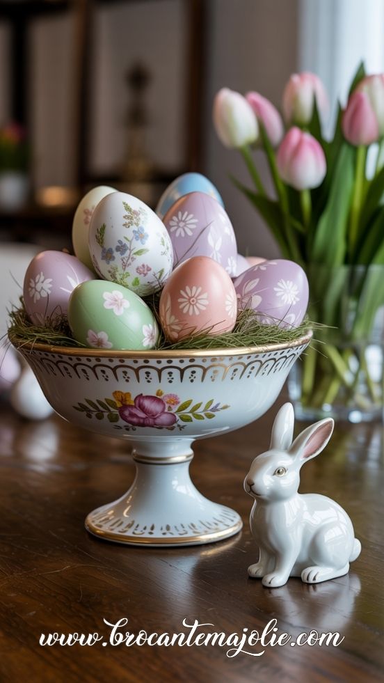 vintage easter eggs