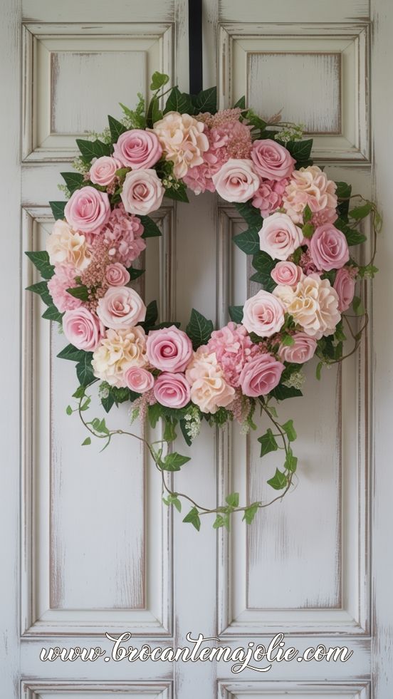 spring floral wreath