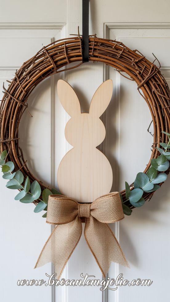 easter spring wreath