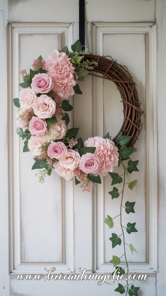 spring grapevine wreath