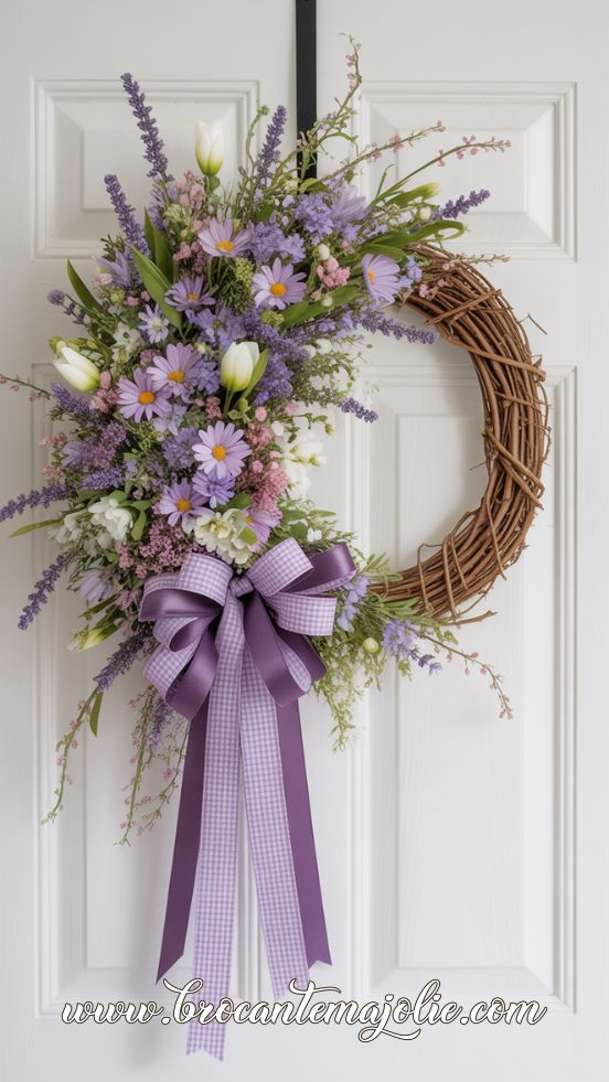 spring wreath for front door