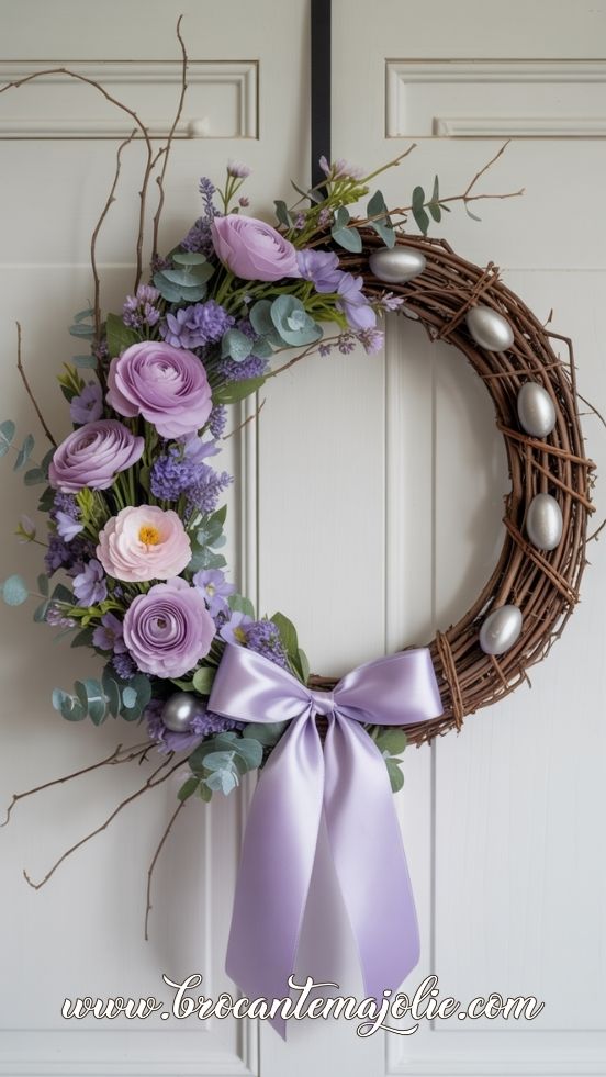 easter ribbon wreath