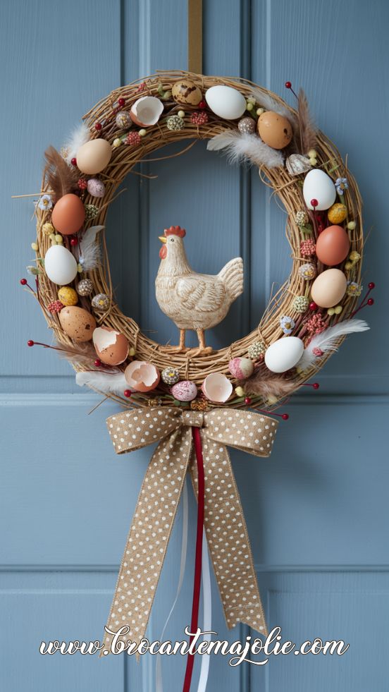 easter spring wreath