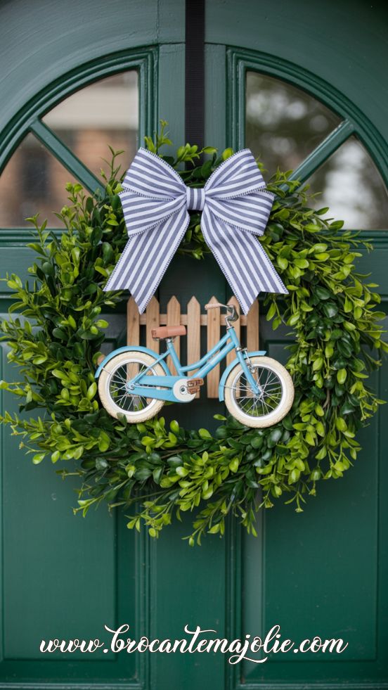 spring wreath for front door