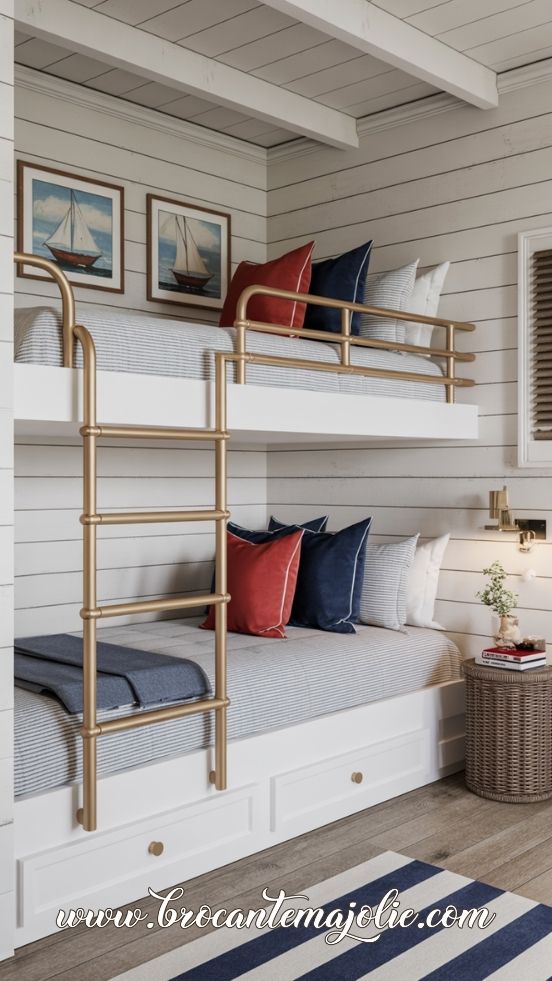 coastal farmhouse bedroom