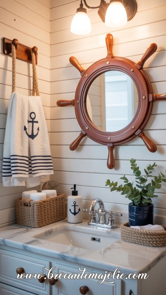 coastal farmhouse bathroom