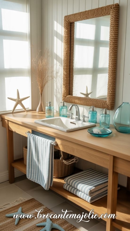 coastal farmhouse bathroom