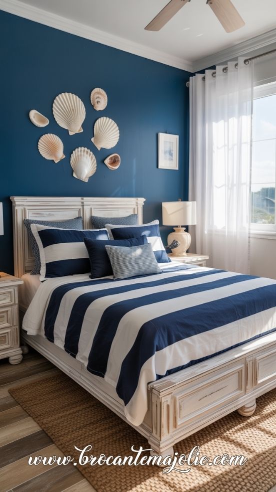 modern coastal farmhouse bedroom