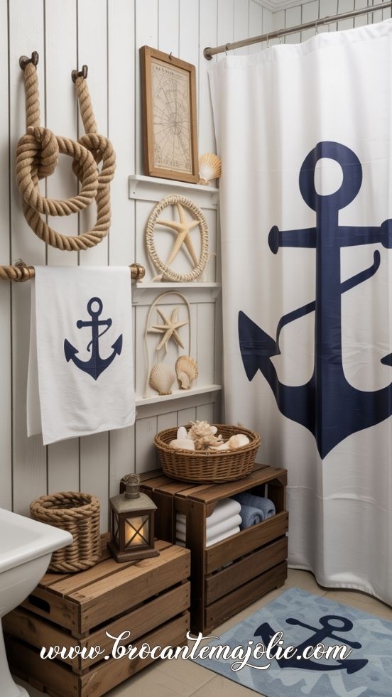 coastal farmhouse bathroom