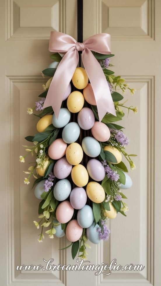 easter egg wreath