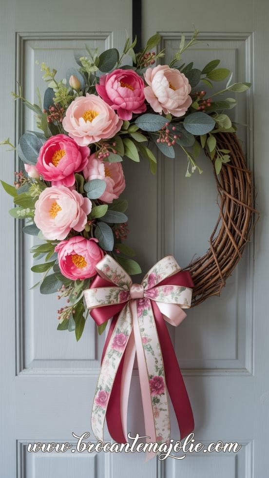 easter ribbon wreath