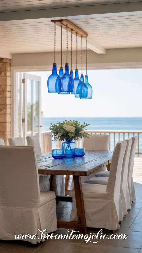 modern coastal dining room