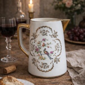 french vintage pitcher limoges