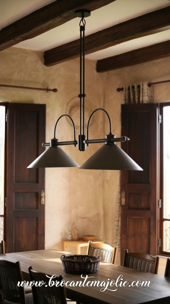 black farmhouse chandelier