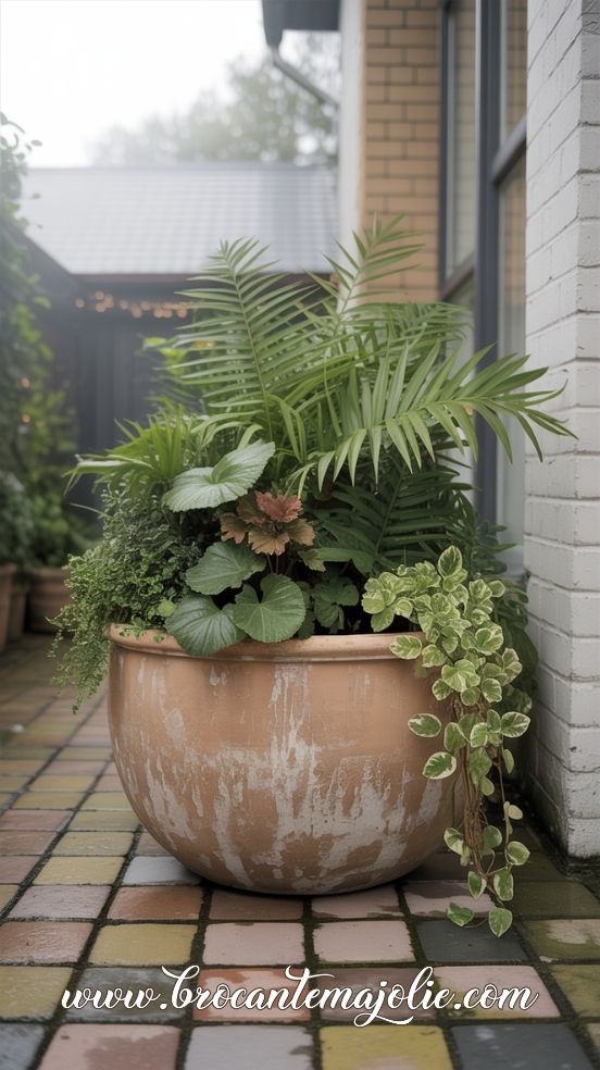 large outdoor planter