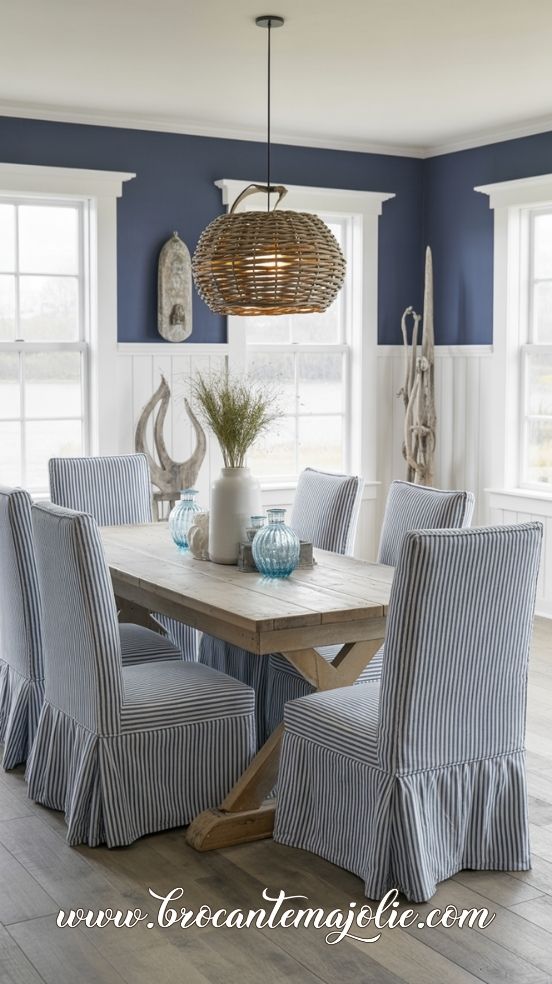 classic coastal dining room