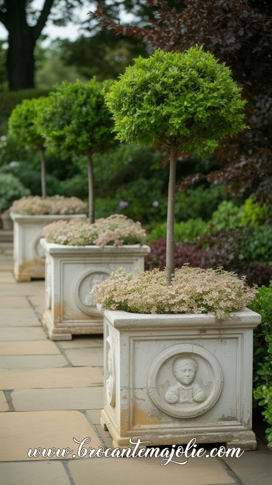 large outdoor planters