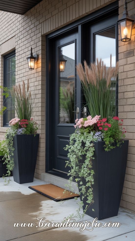 tall outdoor planters