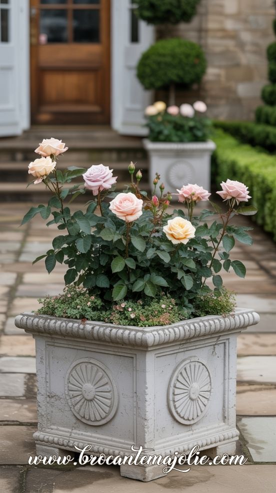 concrete outdoor planter