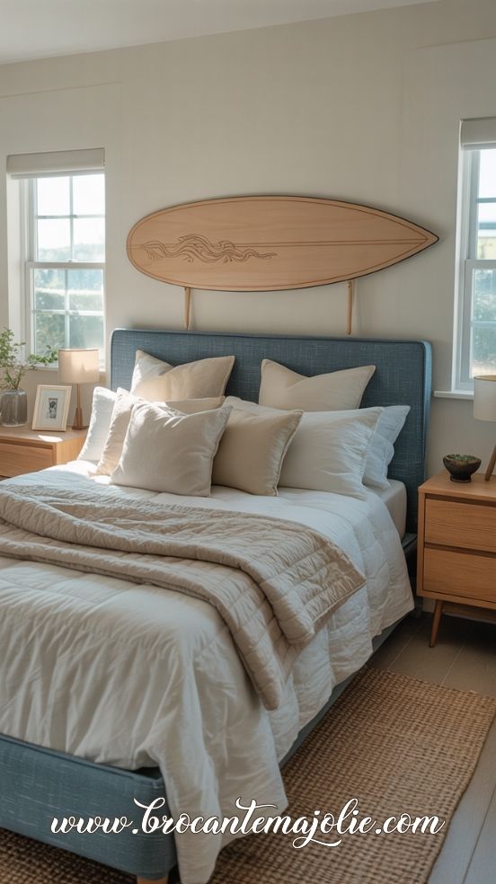 coastal master bedroom