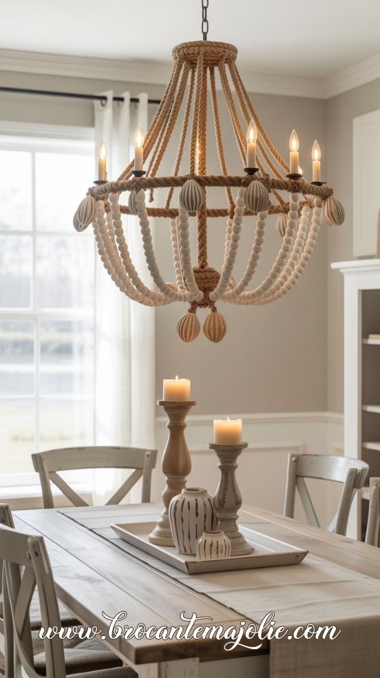 beachy chandelier