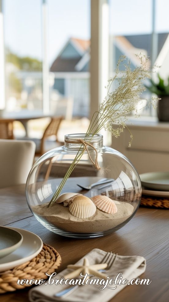 beachy centerpiece