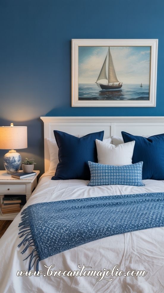 coastal master bedroom