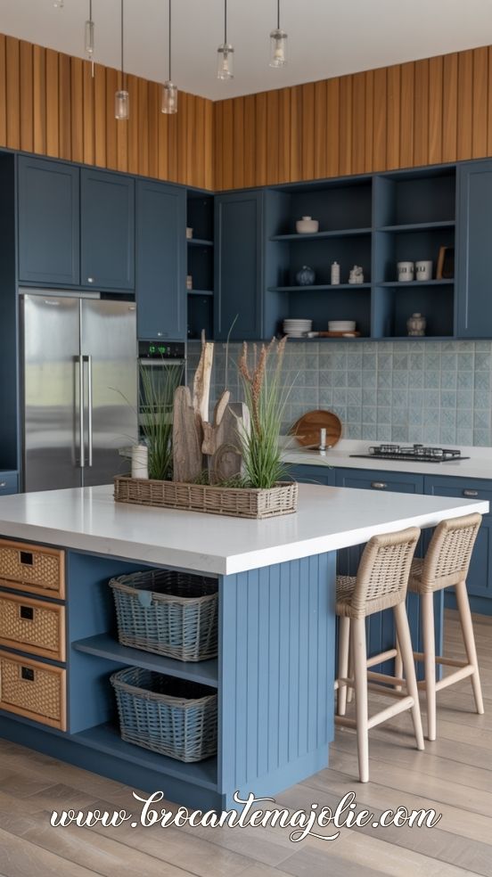 coastal farmhouse kitchen