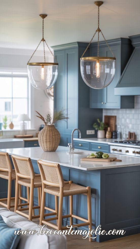 coastal chic kitchen
