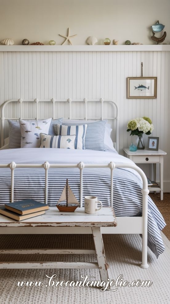 coastal master bedroom