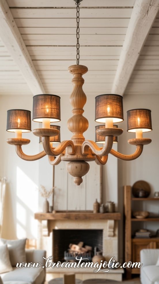 rustic farmhouse chandelier