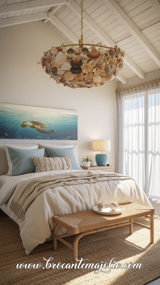 beachy chandelier