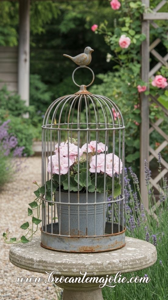birdcage planter