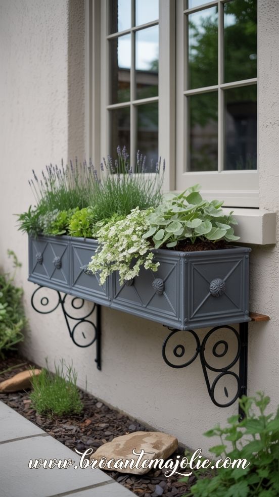 rectangle planter outdoor