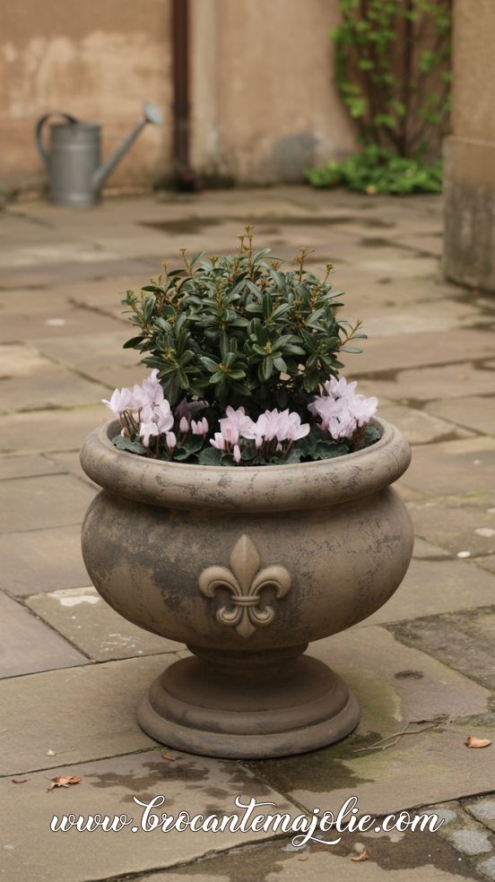 concrete outdoor planter