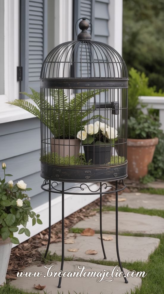 birdcage planter