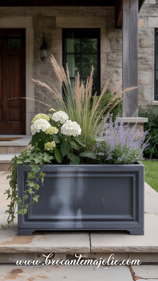metal outdoor planter box
