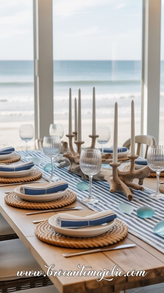 beach table decorations