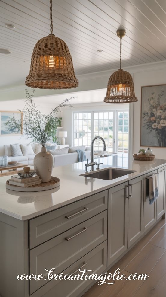 white coastal kitchen